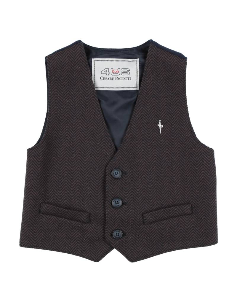 PACIOTTI 4US Couture-weste Kinder Schokobraun von PACIOTTI 4US