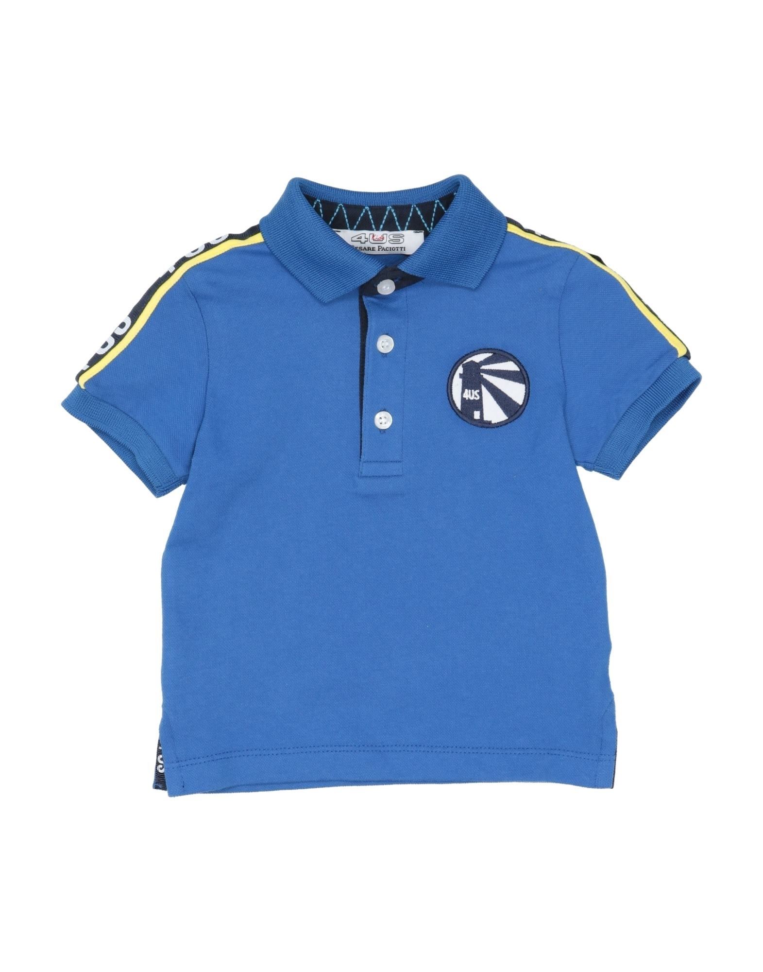 CESARE PACIOTTI 4US Poloshirt Kinder Blau von CESARE PACIOTTI 4US