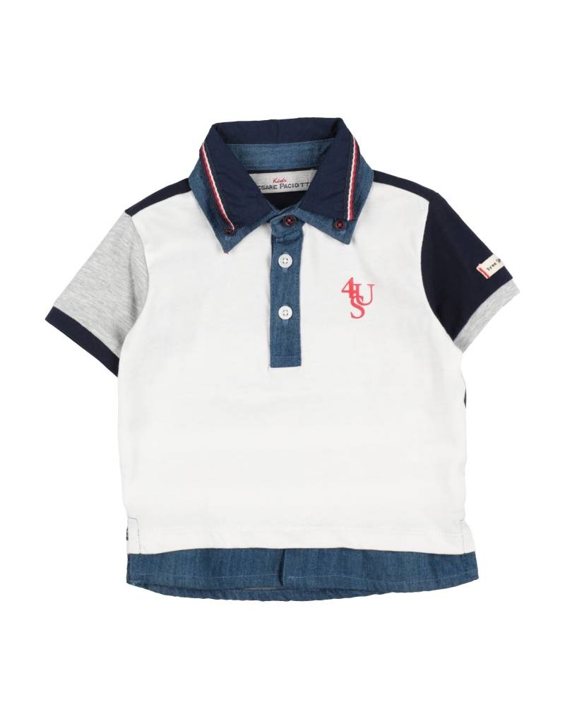 PACIOTTI 4US Poloshirt Kinder Weiß von PACIOTTI 4US