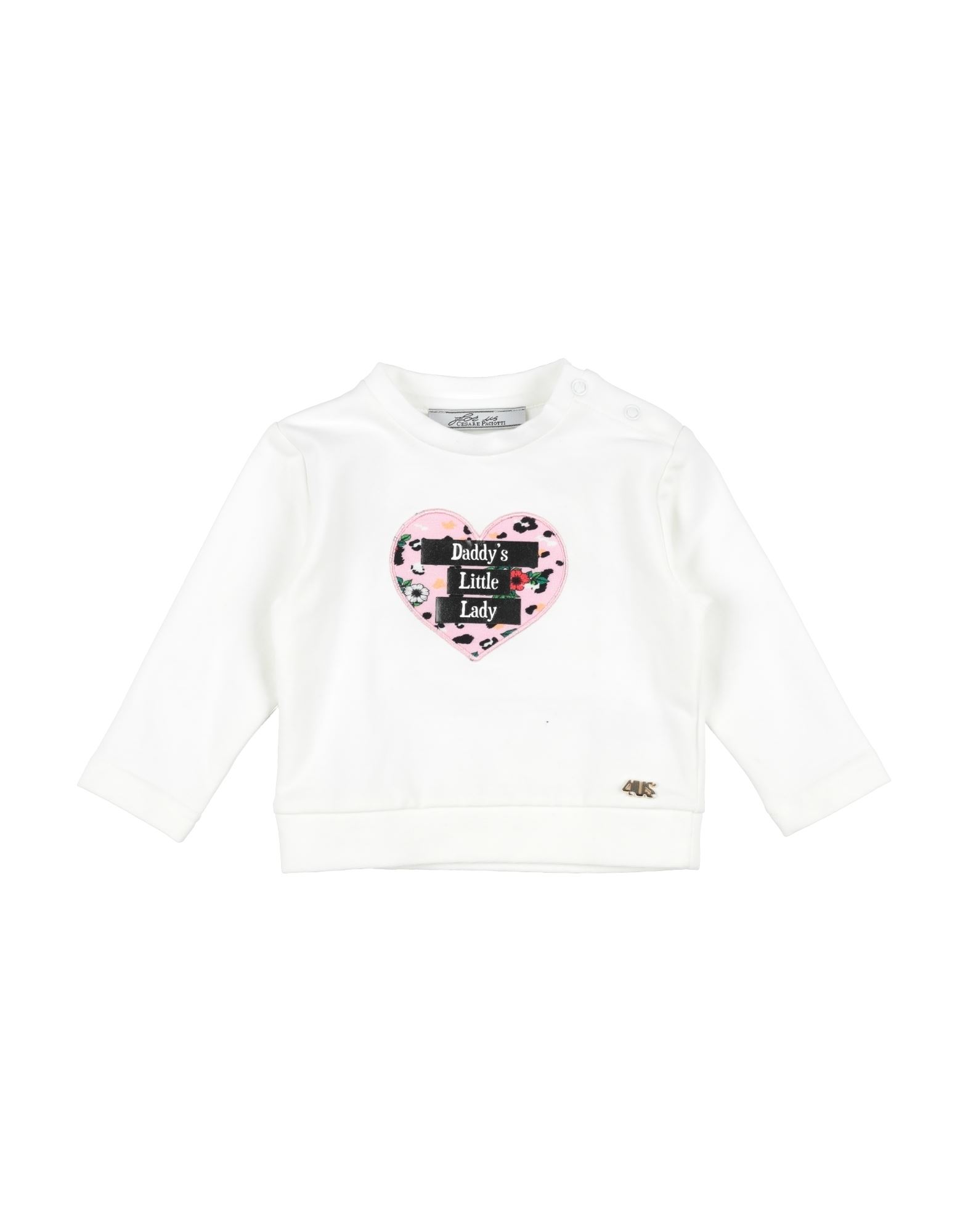 CESARE PACIOTTI 4US Sweatshirt Kinder Weiß von CESARE PACIOTTI 4US