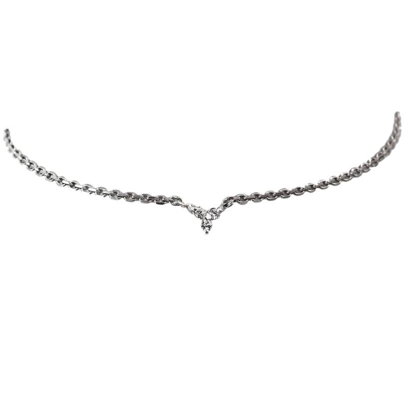 Drei Diamant-Cluster-Armband - Sterling Silber von CESTSLA