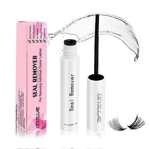 CEVILLAE Wimpernkleber Entferner, Wimpern Extensions Entferner Lash Extension Remover Cluster Lash Remover Wimpernverlängerung für DIY Einzelne Falsche Wimpern Reizfreie, Sanfte Textur von CEVILLAE