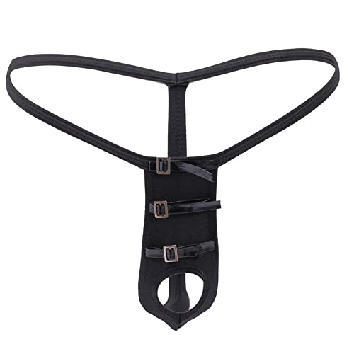 CEWIFO Badestring Herren Sexy Herren Einfache Persönlichkeit Mode Lässig Sexy Mini Tanga Unterwäsche T Hosen Badeanzug Herren String Mini von CEWIFO