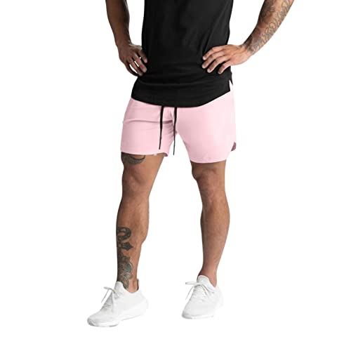 CEWIFO Herren Badehose kurz rosa Badebekleidung unterhemden Herren Badehosen für Herren Badehose Jungen Badehose Damen schwarz Retroshorts Herren 10 Pack 3XL Badehose Slip Herren rot von CEWIFO