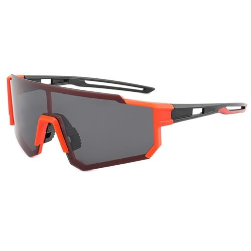 CEWIFO Schnelle Sportbrille – UV400 Fahrradsonnenbrille für Herren & Damen, winddicht für Rennrad & Outdoor (Grey1) von CEWIFO