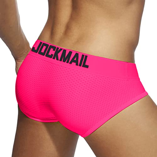 CEWIFO Unterhosen Herren Slip Big Bag Underpants Open Back Jockstrap Sexy Buttock Briefs Gestreift Clubwear Enger Tanga Spitze Boxershorts Hosenträger Hosenhöhe von CEWIFO