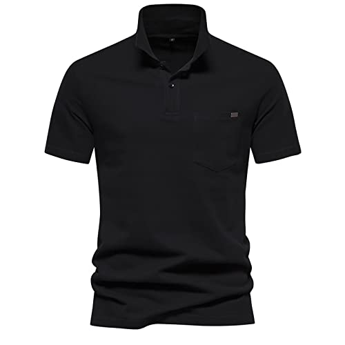 Herren t-Shirt Set Ragman Poloshirt Herren Kurzarm Batik Shirt Polo Hemd Polo Herren Tshirt Herren t Shirt Polo männer t-Shirt Tshirts männer Pack 10er Tank top Herren Sommer von CEWIFO