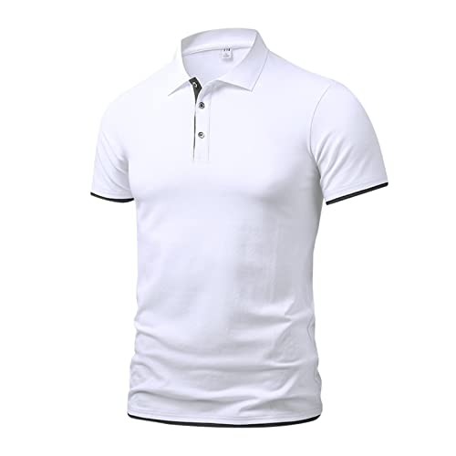 sommerhemd männer weiß Shirts Herren Sommer Set Tops bauchfrei y2k Tops für Herren XXL Hemden 4XL Basic Tshirt Herren Tshirt v Ausschnitt Herren Bedruckte t-Shirts Herren von CEWIFO