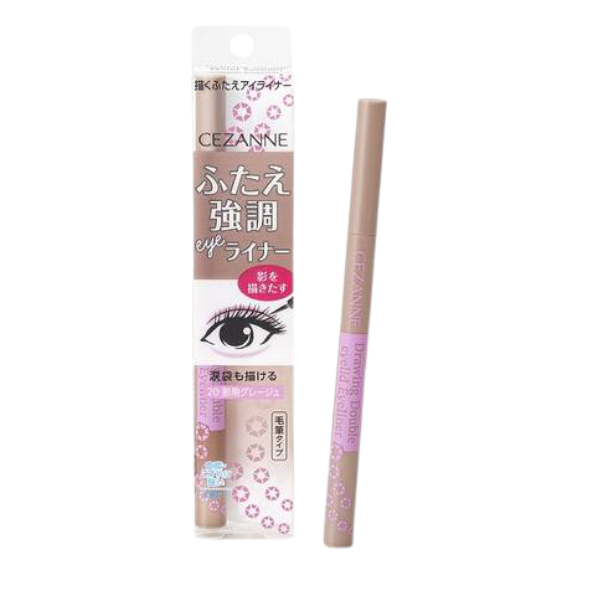 CEZANNE - Drawing Double Eyelid Eyeliner - 0.6ml - 20 Shadow Greige CEZANNE - Drawing Double Eyelid Eyeliner - 0.6ml - 20 Shadow Greige von CEZANNE