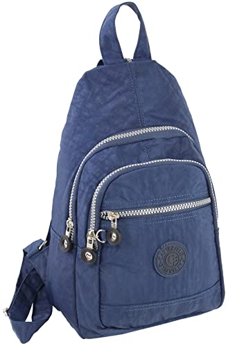 CF CATTERFELD Damen City-Rucksack aus Nylon - sehr leichter sportlicher Daypack Freizeit Fahrrad - Blau von CF CATTERFELD