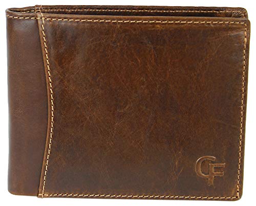 CF CATTERFELD Herren Geldbörse Echt-Leder mit RFID-Schutz von CF CATTERFELD