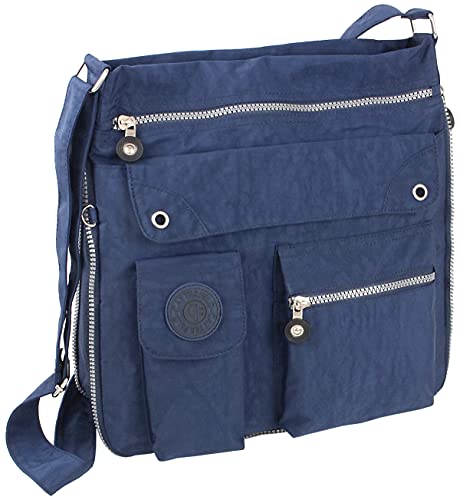 CF CATTERFELD Sportliche & leichte Damen Umhängetasche Schultertasche Rucksacktasche - wasserabweisendes Nylon von CF CATTERFELD