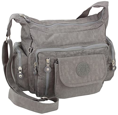 CF CATTERFELD Sportliche & leichte Damen Umhängetasche Schultertasche Rucksacktasche - wasserabweisendes Nylon von CF CATTERFELD