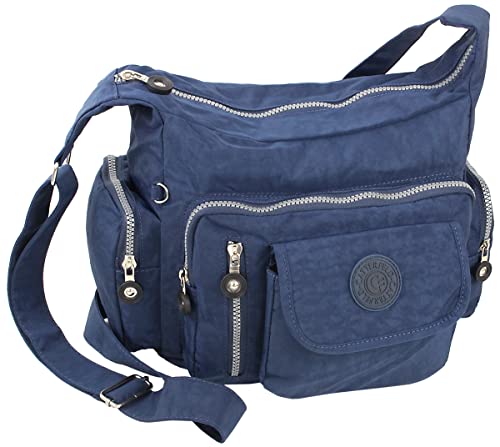 CF CATTERFELD Sportliche & leichte Damen Umhängetasche Schultertasche - wasserabweisendes Nylon von CF CATTERFELD