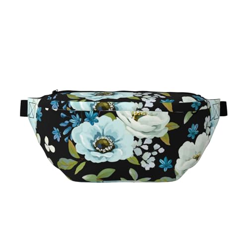 Agapanthus-Bauchtasche mit Blumen und Anemonen, für Damen und Herren, Outdoor, Sport, Wandern, Reisen, mehrfarbig, Einheitsgröße, Wanderrucksack Agapanthus-Bauchtasche mit Blumen und Anemonen, für Damen und Herren, Outdoor, Sport, Wandern, Reisen, mehrfarbig, Einheitsgröße, Wanderrucksack von CFAN