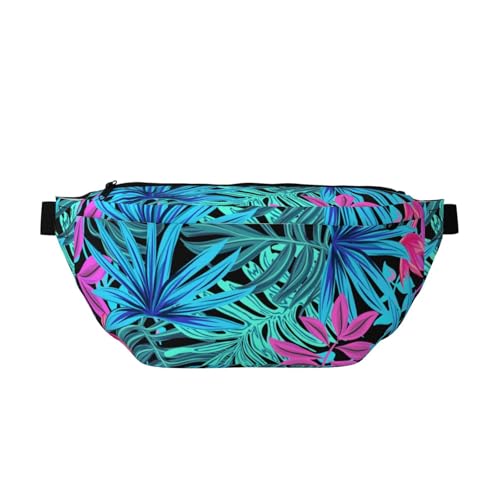Grüne Palmenblätter Bauchtasche für Herren und Damen, Schultertasche, Crossbody-Tasche für Outdoor, Sport, Wandern, Reisen, mehrfarbig, Einheitsgröße, Wanderrucksack Grüne Palmenblätter Bauchtasche für Herren und Damen, Schultertasche, Crossbody-Tasche für Outdoor, Sport, Wandern, Reisen, mehrfarbig, Einheitsgröße, Wanderrucksack von CFAN