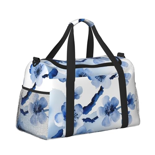 Kabinentasche, Reisetasche, Wochenende, Turnbeutel für Damen und Herren, kleines Handgepäck, Handgepäck, Aquarell-Kirschblütenmuster Kabinentasche, Reisetasche, Wochenende, Turnbeutel für Damen und Herren, kleines Handgepäck, Handgepäck, Aquarell-Kirschblütenmuster von CFAN