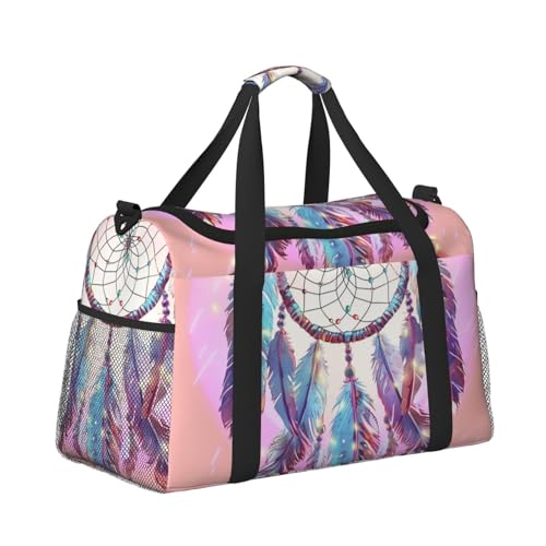 Kabinentasche, Reisetasche, Wochenende, Turnbeutel für Damen und Herren, kleines Handgepäck, Handgepäck, Aquarell-Traumfänger von CFAN