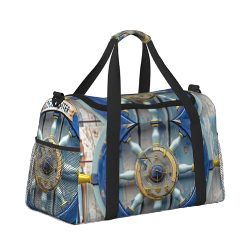 Kabinentasche, Reisetasche, Wochenende, Turnbeutel für Damen und Herren, kleines Handgepäck, Handgepäck, nautisches Boot, Lenkruder von CFAN