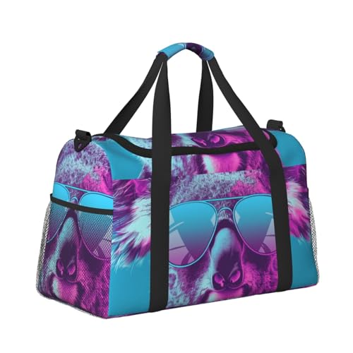 Kabinentasche, Reisetasche, Wochenende, Turnbeutel für Damen und Herren, kleines Handgepäck unter dem Sitz, Koala mit Sonnenbrille von CFAN