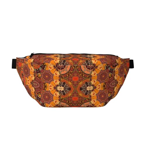 Mandalas in Orange Sling Brusttaschen Bauchtaschen Hüfttaschen Hüfttasche für Walking, Laufen, Wandern, mehrfarbig, Einheitsgröße, Wanderrucksack Mandalas in Orange Sling Brusttaschen Bauchtaschen Hüfttaschen Hüfttasche für Walking, Laufen, Wandern, mehrfarbig, Einheitsgröße, Wanderrucksack von CFAN