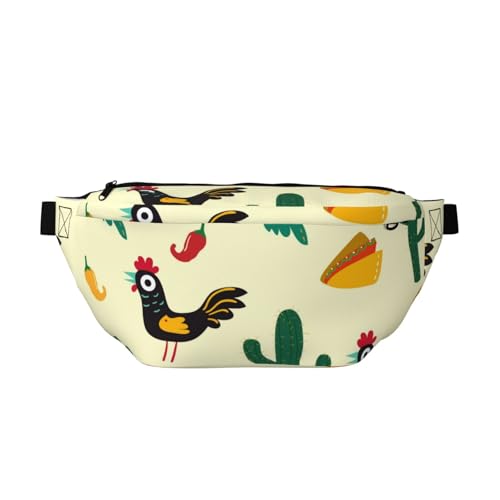 Mexiko-Symbole, Vogel und Kaktus, Gürteltasche, verstellbarer Gürtel, Hüfttaschen für Outdoor, Workout, Wandern, Geschenke für Männer und Frauen, mehrfarbig, Einheitsgröße, Wanderrucksack Mexiko-Symbole, Vogel und Kaktus, Gürteltasche, verstellbarer Gürtel, Hüfttaschen für Outdoor, Workout, Wandern, Geschenke für Männer und Frauen, mehrfarbig, Einheitsgröße, Wanderrucksack von CFAN