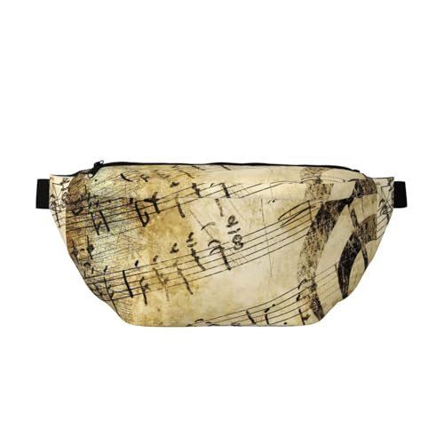 Misic Notes Bauchtaschen für Laufen, Wandern, Brusttasche, Outdoor-Sport, Wandern, Hüfttasche für Damen und Herren, mehrfarbig, Einheitsgröße, Wanderrucksack Misic Notes Bauchtaschen für Laufen, Wandern, Brusttasche, Outdoor-Sport, Wandern, Hüfttasche für Damen und Herren, mehrfarbig, Einheitsgröße, Wanderrucksack von CFAN