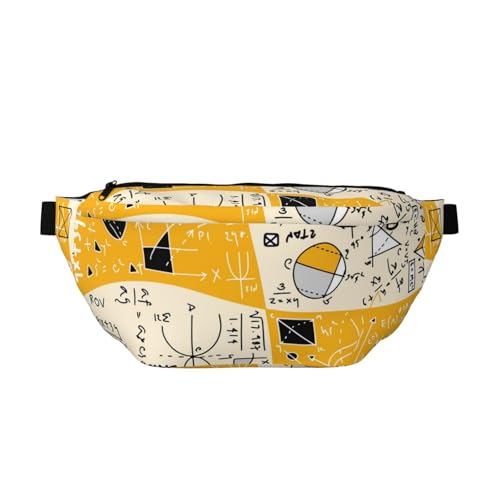 Physical Formulas Phänomenon Science Board mit mathematischer Hüfttasche, Umhängetasche, Brusttasche, Tagesrucksack mit verstellbarem Gürtel für Damen und Herren, mehrfarbig, Einheitsgröße Physical Formulas Phänomenon Science Board mit mathematischer Hüfttasche, Umhängetasche, Brusttasche, Tagesrucksack mit verstellbarem Gürtel für Damen und Herren, mehrfarbig, Einheitsgröße von CFAN