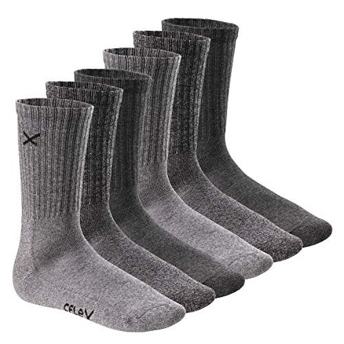 CFLEX Lifestyle Damen & Herren Crew Socks (6 Paar) - Sports Mouline 39-42 von CFLEX