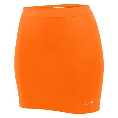 CFLEX Damen Seamless Variotube Nierenwärmer - Top Rock Tube - Orange XL von CFLEX