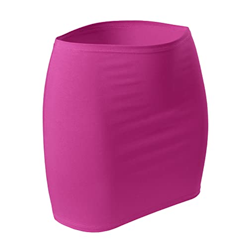 CFLEX Damen Variotube-Nierenwärmer, Shirtverlängerung, Minirock aus Baumwolle - Fuchsia M-L von CFLEX