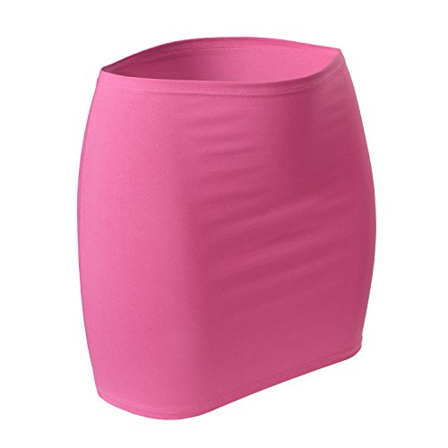 CFLEX Damen Variotube-Nierenwärmer, Shirtverlängerung, Minirock aus Baumwolle - Pink Carnation M-L von CFLEX