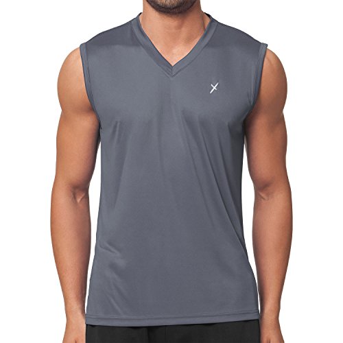 CFLEX Herren Sport Shirt Fitness Muscle-Shirt Sportswear Collection - Grau S von CFLEX