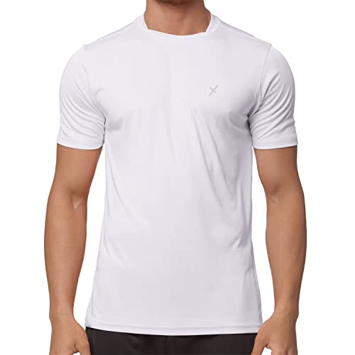 CFLEX Herren Sport Shirt Fitness T-Shirt Sportswear Collection - Weiß S von CFLEX