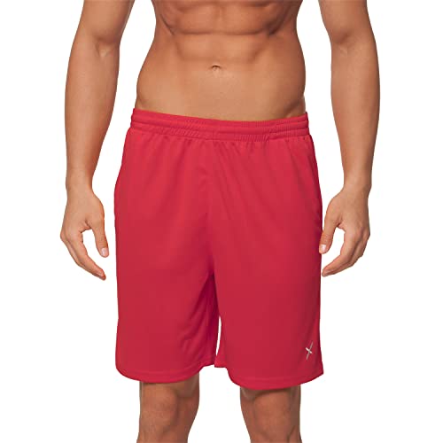 CFLEX Herren Sport Shorts Fitness Kurze Hose Sportswear Collection - Rot M von CFLEX