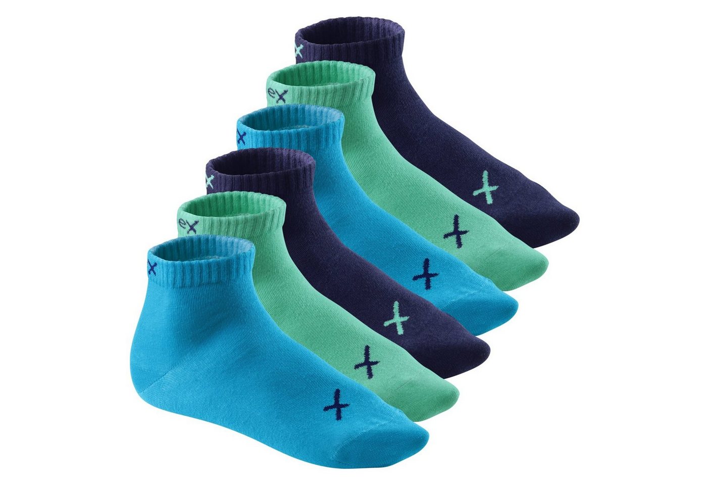 CFLEX Kurzsocken Lifestyle Kurzschaft Socken für Damen & Herren (6 Paar) Sneaker von CFLEX