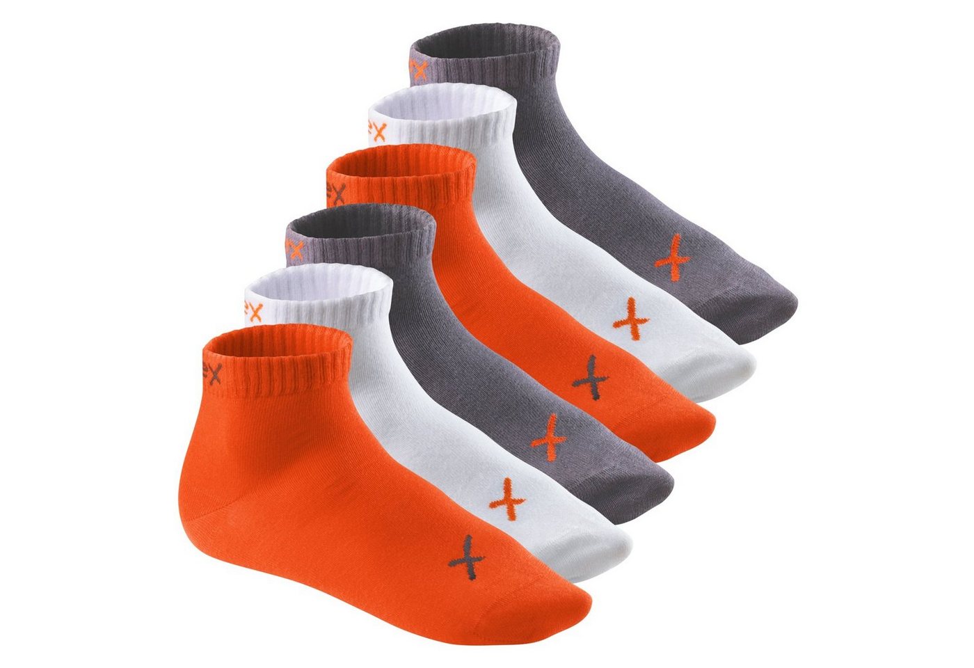 CFLEX Kurzsocken Lifestyle Kurzschaft Socken für Damen & Herren (6 Paar) Sneaker von CFLEX