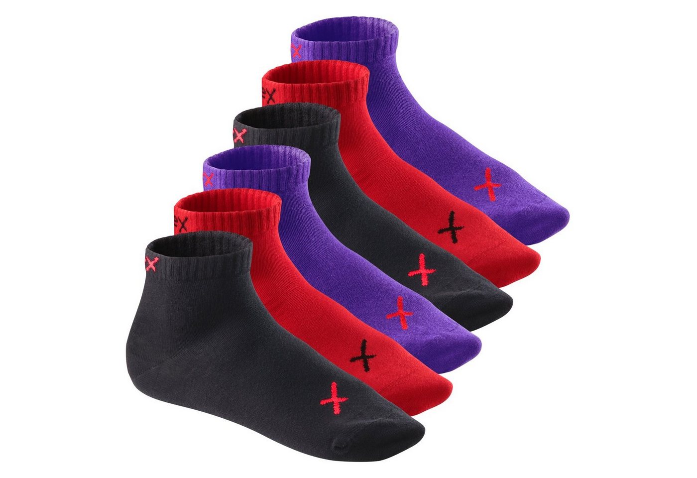 CFLEX Kurzsocken Lifestyle Kurzschaft Socken für Damen & Herren (6 Paar) Sneaker von CFLEX