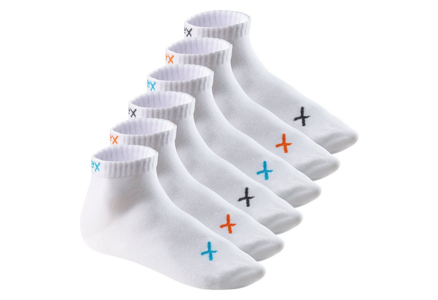 CFLEX Kurzsocken Lifestyle Kurzschaft Socken für Damen & Herren (6 Paar) Sneaker von CFLEX