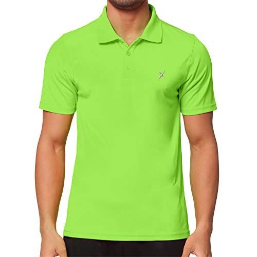 CFLEX Herren Sport Shirt Fitness Polo-Shirt Sportswear Collection - Electric Green S CFLEX Herren Sport Shirt Fitness Polo-Shirt Sportswear Collection - Electric Green S von CFLEX
