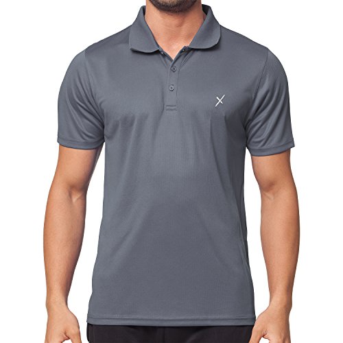 CFLEX Herren Sport Shirt Fitness Polo-Shirt Sportswear Collection - Grau M von CFLEX