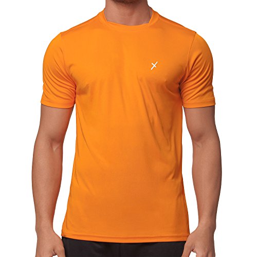 CFLEX Herren Sport Shirt Fitness T-Shirt Sportswear Collection - Orange S von CFLEX