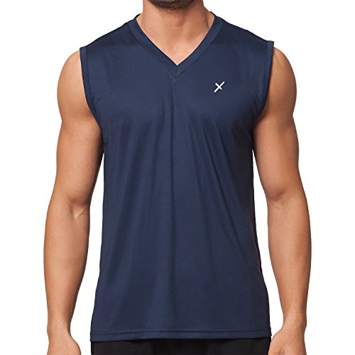 CFLEX Herren Sport Shirt Fitness Muscle-Shirt Sportswear Collection - Navy XXL von CFLEX