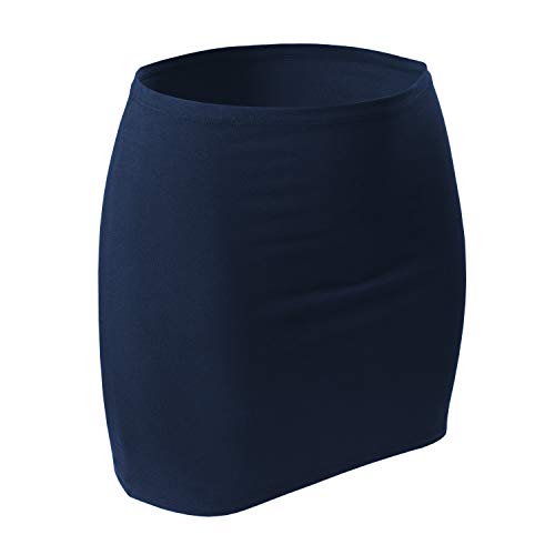 CFLEX Damen Variotube-Nierenwärmer, Shirtverlängerung, Minirock aus Baumwolle - Navy XS-S von CFLEX