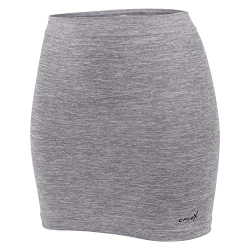 CFLEX Damen Seamless Variotube Nierenwärmer - Top Rock Tube - Grey Melange XL von CFLEX