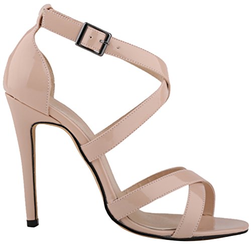 CFP , Damen Peep Toes, beige - Nude - Größe: 36 von CFP