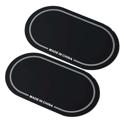 2pcs Head Patch PET PET WARE Drumhead Patch Protektor für Praxisleistung Single Pedal White Percussion Patch Paddrumhead Protektor Head Patch Haut PatchPerCussion Patch Patch (Doppelpedalschwarz) von CFTGIW