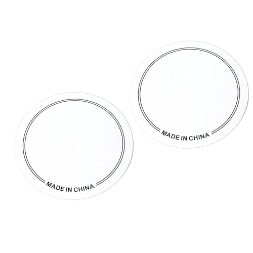 2pcs Head Patch PET PET Ware Drumhead Patch Protektor für Praxisleistung Single Pedal White Percussion Patch Paddrumhead Protektor Head Patch Haut PatchPerCussion Patch Patch (Single Pedal White) von CFTGIW
