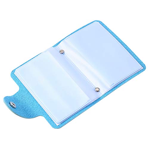 CFTGIW PU Leather Kredit -Visitenkartenhalter -Taschenhülle Geldbeutel Brieftasche 24 Slots aus PU Leder E Cart Cart Card Halter Geldbeutel Wallet Card Protector (#1) von CFTGIW