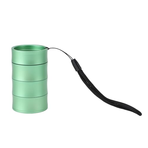 CFTGIW Wöchentliche Medikamentenorganisatorin Green Waterefof Feuchter Proof Crash Proof Aluminium 7 -Tage -Medizinbox für Reisen 8 Abschnitte 7 Tage Medikamentenbox Weekly Medikament von CFTGIW